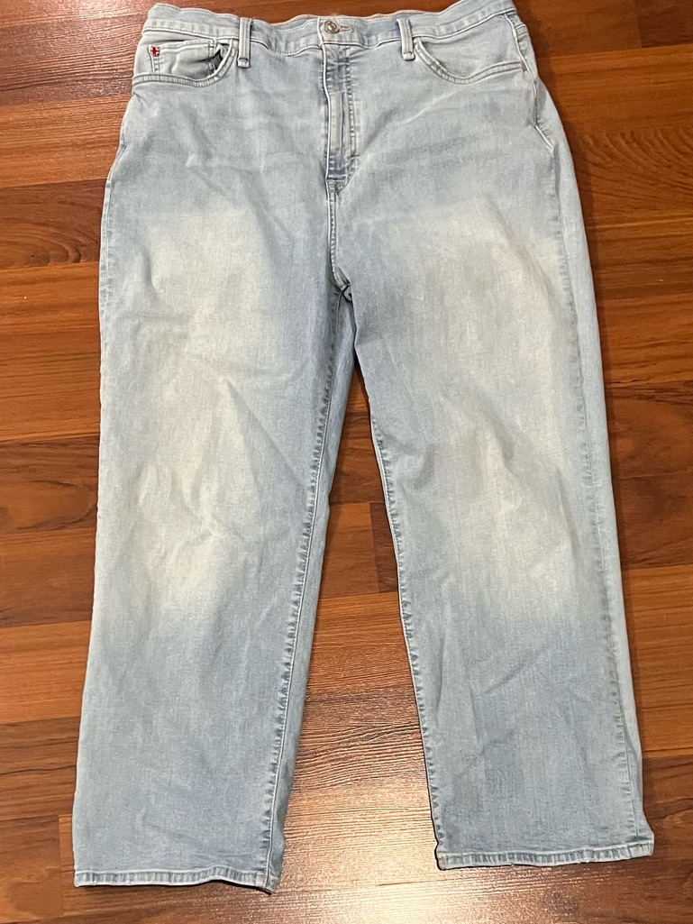 Hudson Jeans Noa Rachel High Rise Straight Ankle Jean Size 32 Stretch Light — image 2 of 8